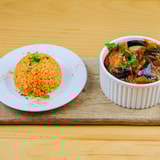 38 Kalb-Auberginen-Pfanne